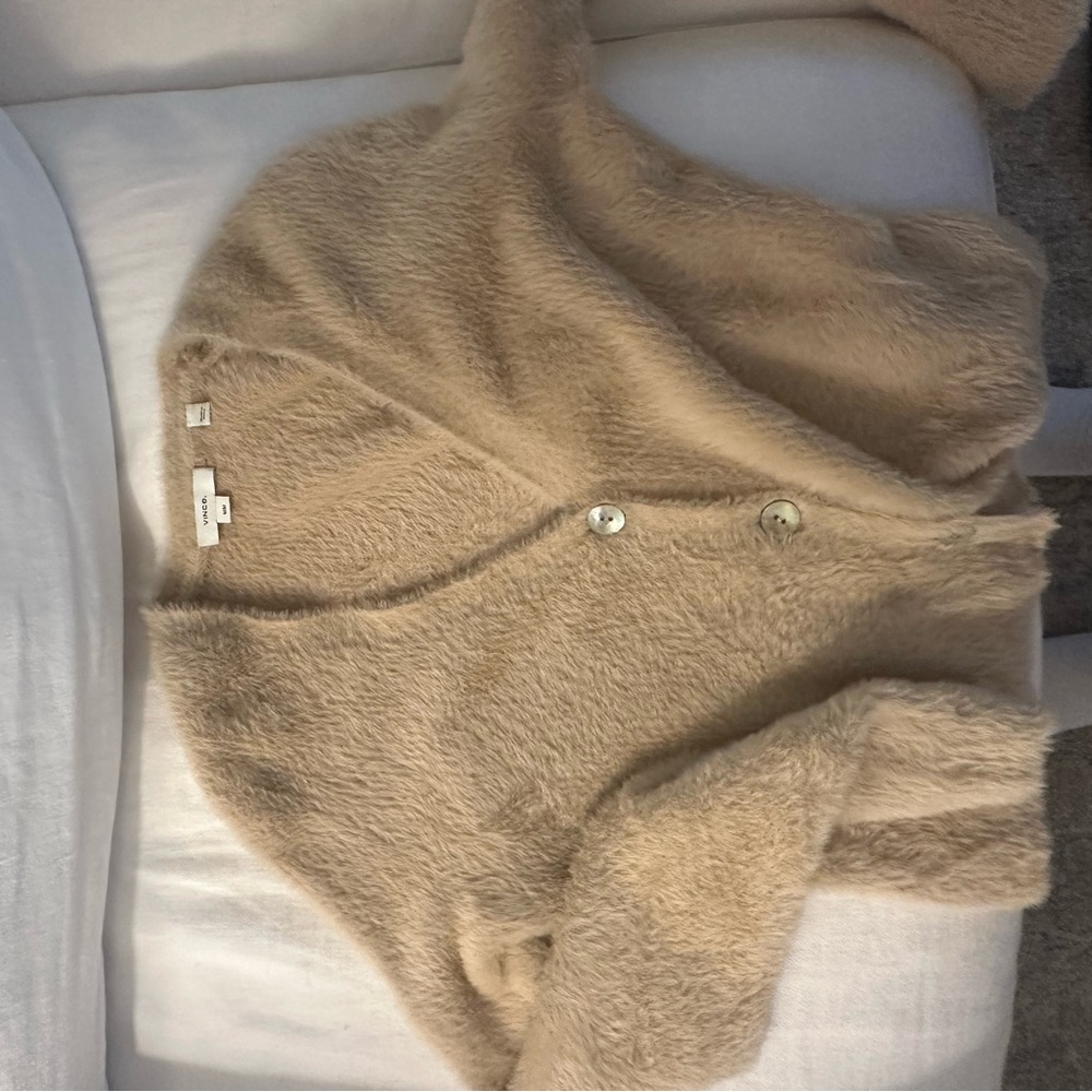 Vince Fuzzy Cardigan